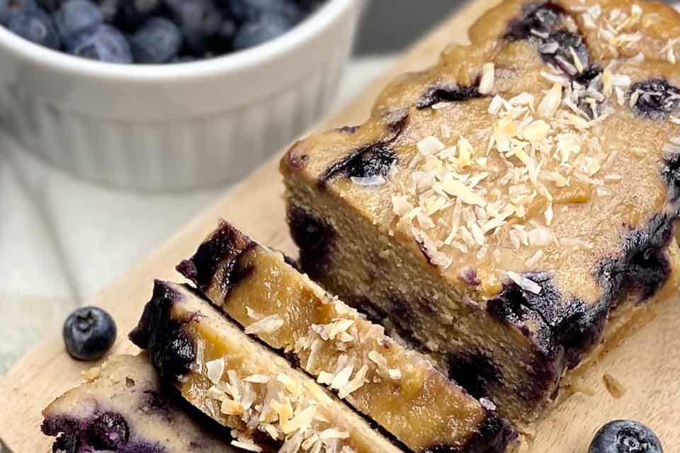 Blaubeer-Kokos Bananenbrot