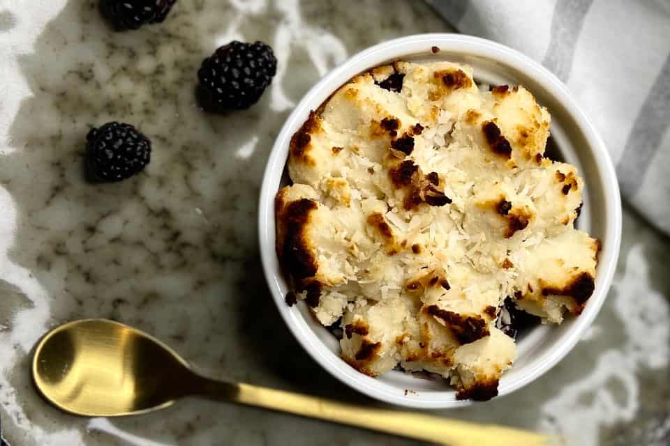 Brombeer Kokos Crumble