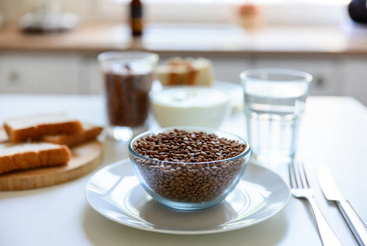 Flohsamenschalen Frühstück