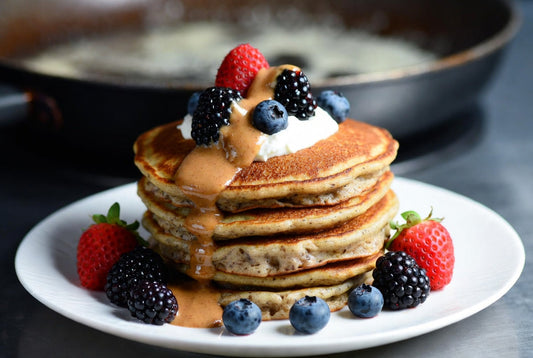 Fluffige Low-Carb-Pancakes mit Kartoffelfasern