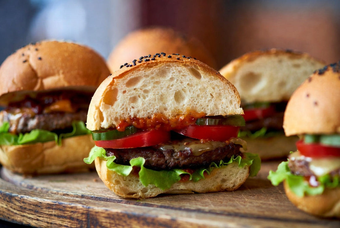 Glutenfreie Burger-Buns mit Flohsamenschalen
