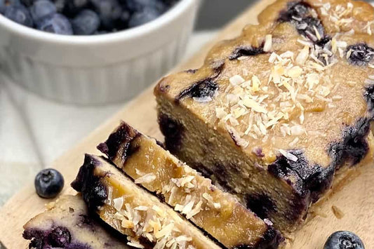 Blaubeer-Kokos Bananenbrot
