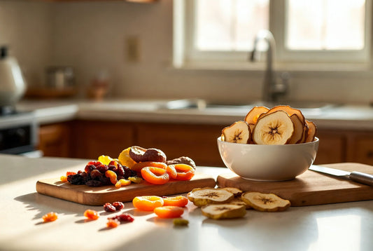 Gefriergetrocknet vs. getrocknet Früchte