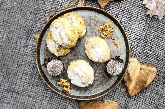 Low Carb Apfel-Walnuss-Stollen Konfekt