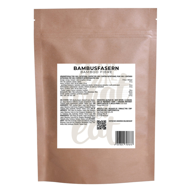Bambusfasern – vegan & glutenfrei