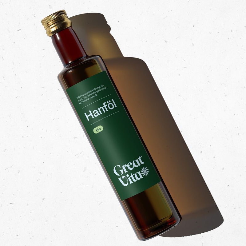 Bio-Hanföl – rein & kaltgepresst
