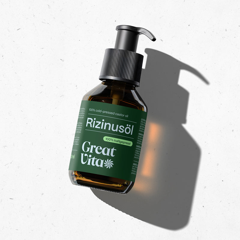 Rizinusöl nativ & kaltgepresst + Pumper