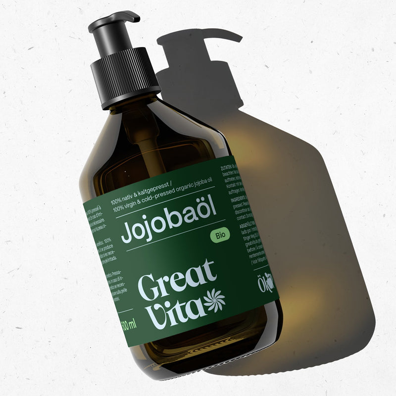‍Bio Jojobaöl Gold kaltgepresst + Pumper (100% off)