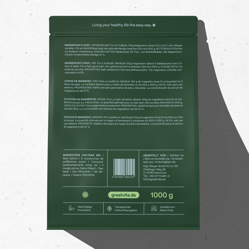 Magnesium-Flakes 1000g