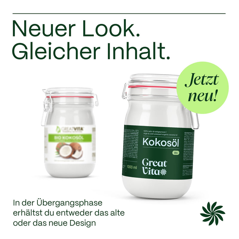 Bio Kokosl nativ & kaltgepresst - GreatVita Bio Kokosl nativ & kaltgepresst - GreatVita