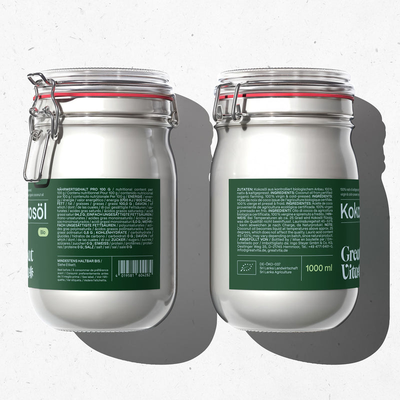 Bio Kokosl nativ & kaltgepresst - GreatVita Bio Kokosl nativ & kaltgepresst - GreatVita