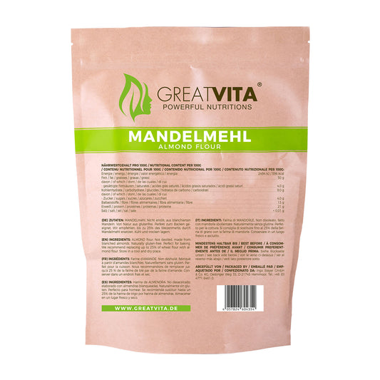 Mandelmehl – nicht entölt & blanchiert