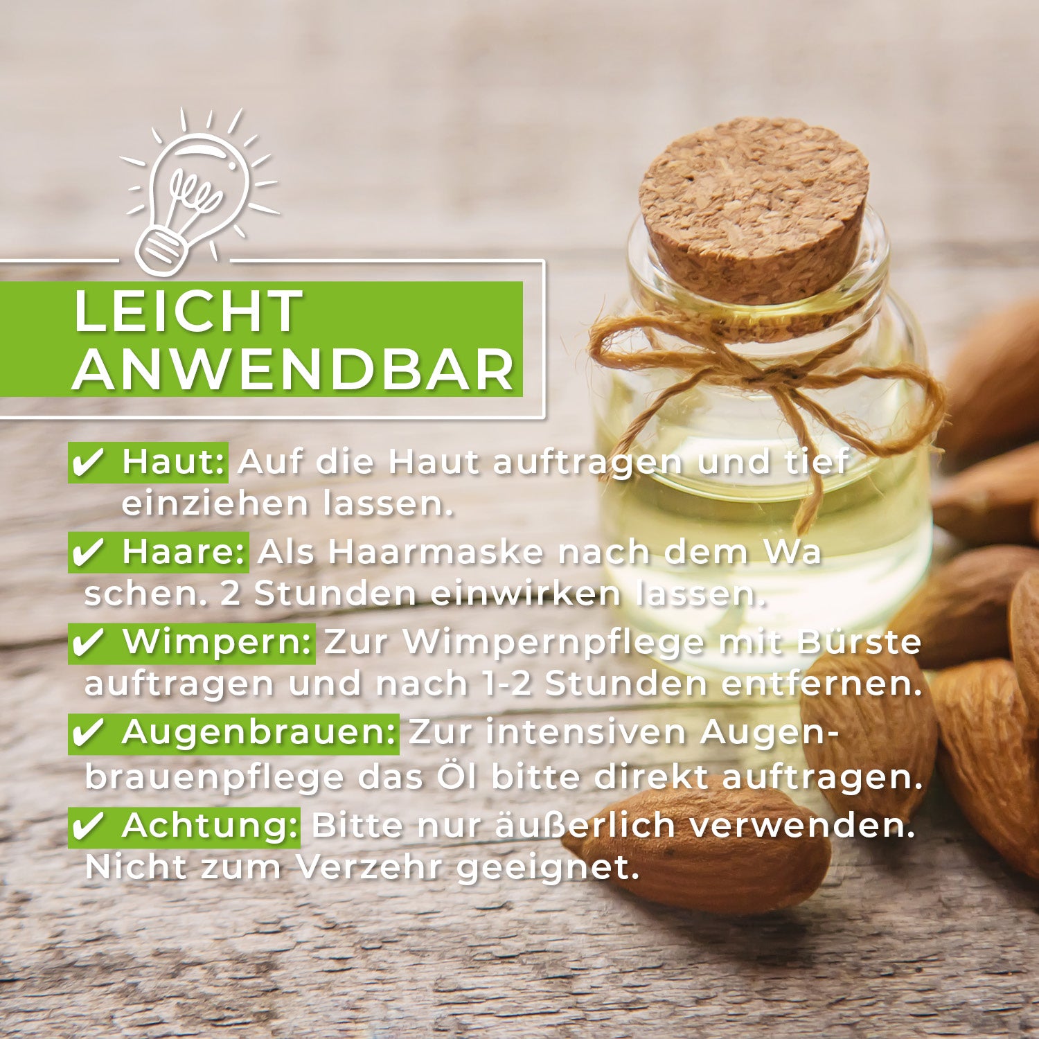 Mandelöl-Basisöl – 100 % rein & kaltgepresst