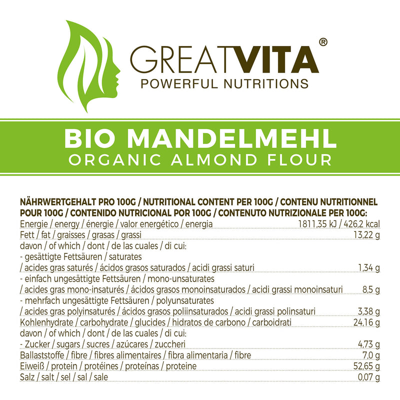 Mandelmehl – nicht entölt & blanchiert