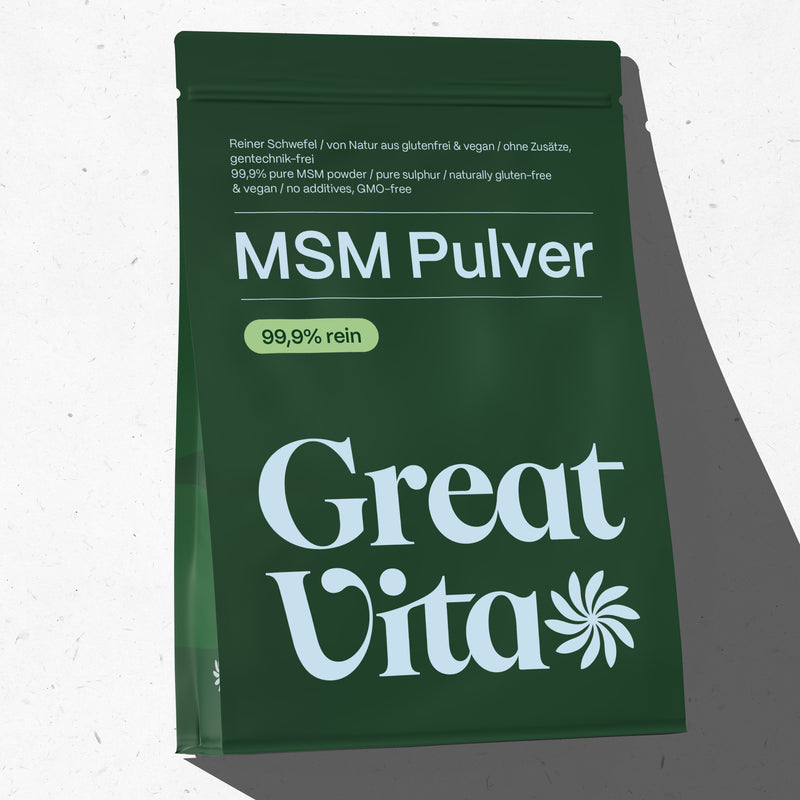 MSM in polvere – puro al 99,9%