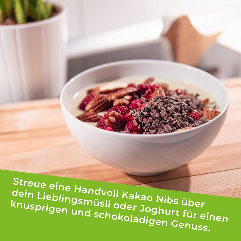 Bio-Kakao-Nibs – roh & ohne Zusätze