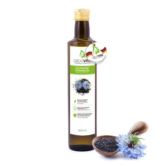 Schwarzkümmelöl 500 ml – kaltgepresst & gefiltert