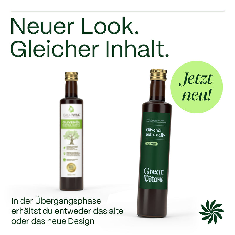 Olivenl extra nativ & kaltgepresst - GreatVita Olivenl extra nativ & kaltgepresst - GreatVita