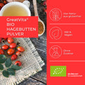 Bio-Hagebuttenpulver – fein gemahlen