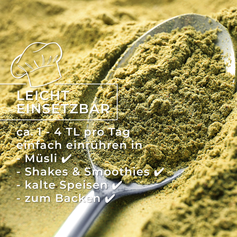 Bio-Hanfprotein-Pulver – 50 % Proteingehalt