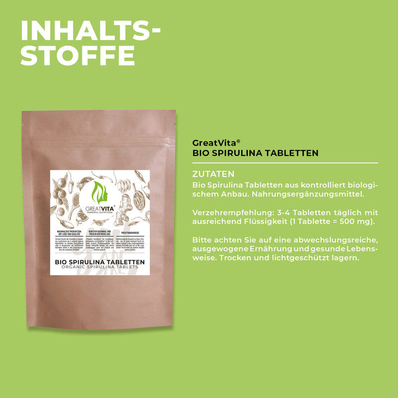 Bio-Spirulina-Tabletten