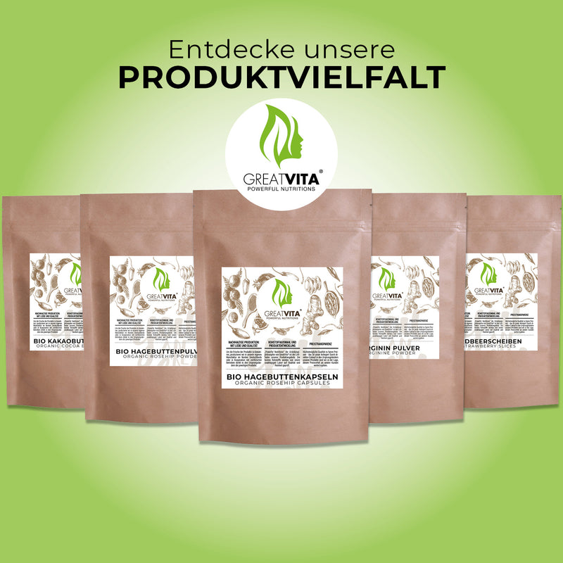 Bio-Hagebutten-Kapseln – 3000 mg Tagesdosis