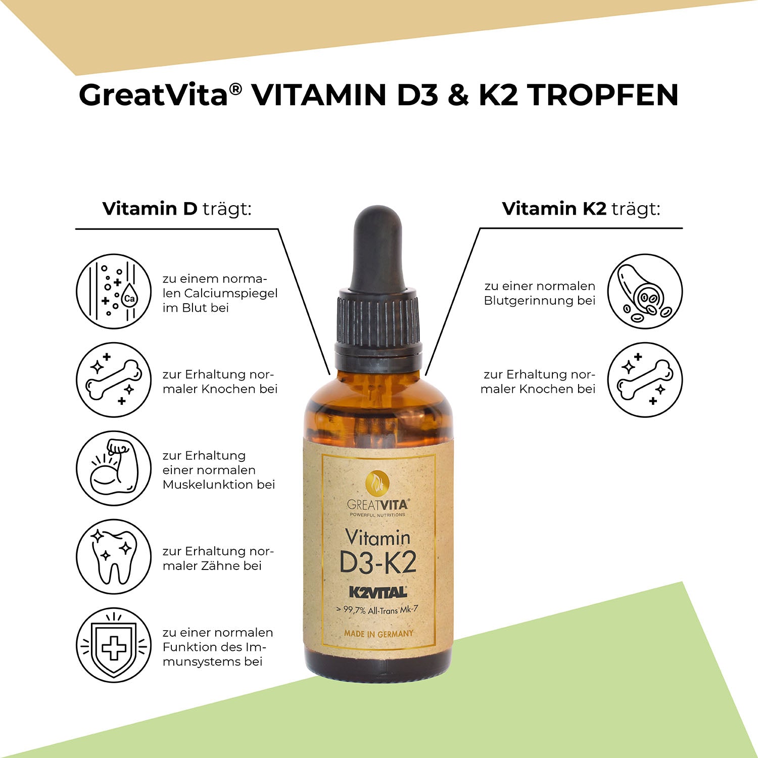Vitamin-D3-K2-Tropfen