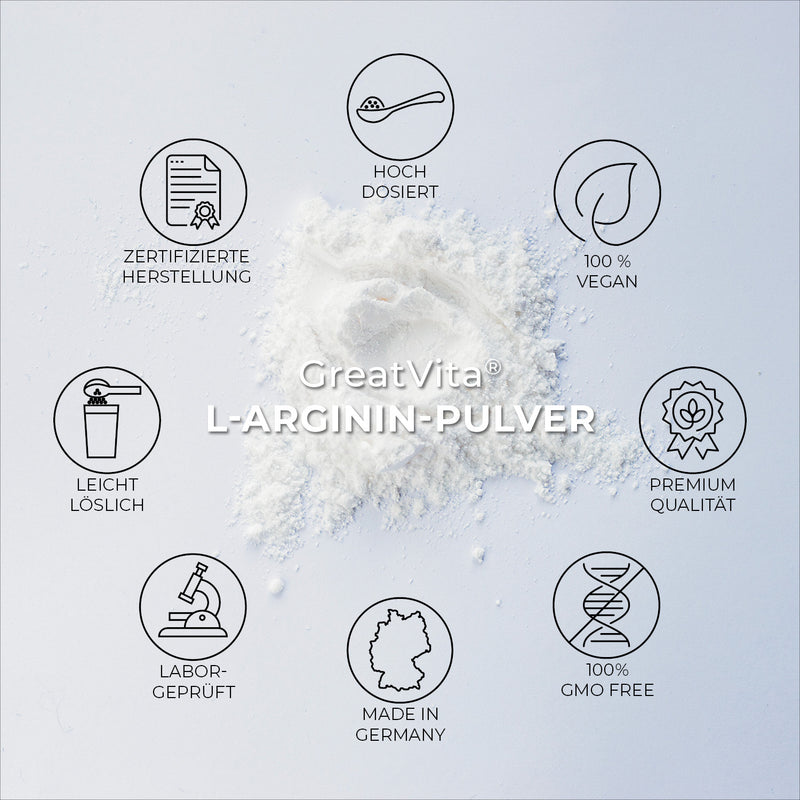 L-Arginin Base Pulver 400 g