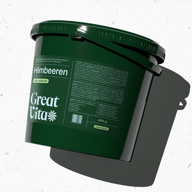 Himbeeren – gefriergetrocknete Vollfrucht