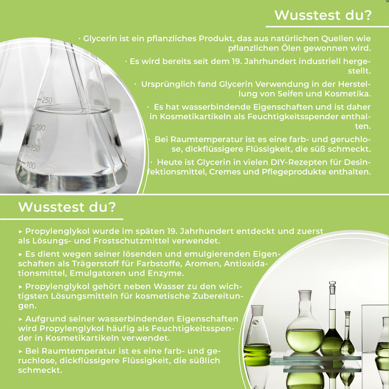 Glycerin + Propylenglykol · 1L+1L