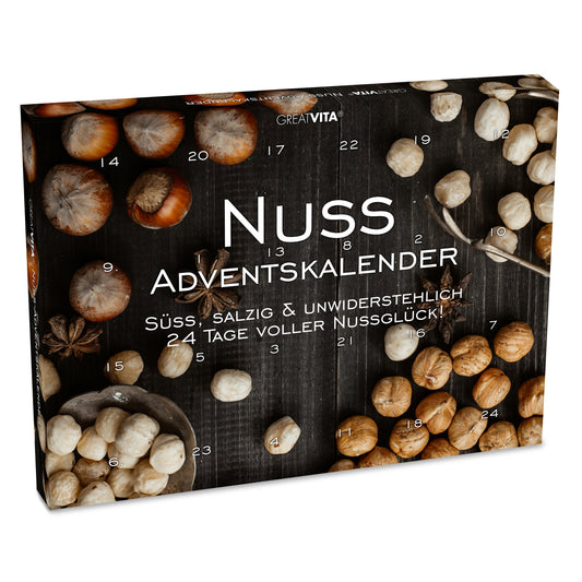 Nuss Adventskalender 2025 - süß, salzig & würzig