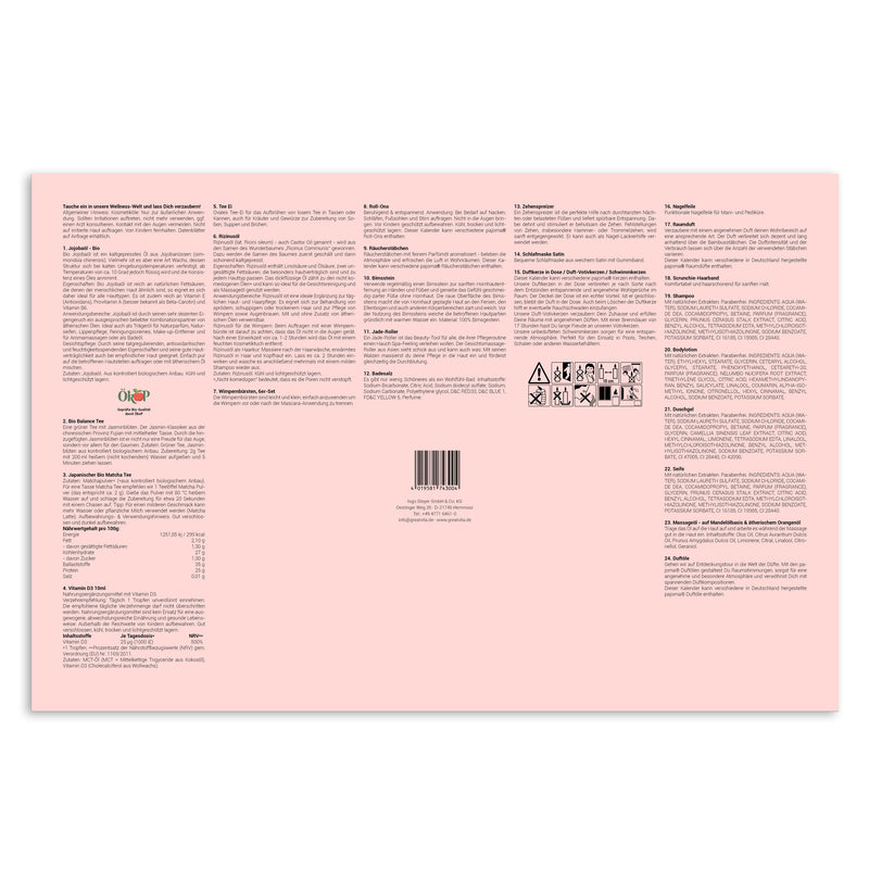 Wellness Adventskalender 2025 - für Frauen