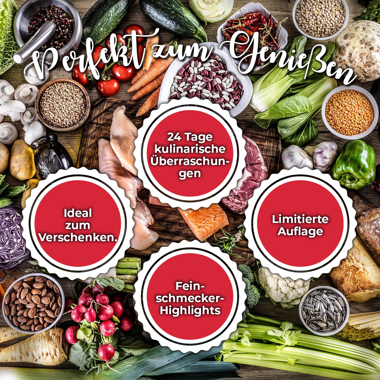 Food-Fitness Adventskalender 2025 - Protein Highlights