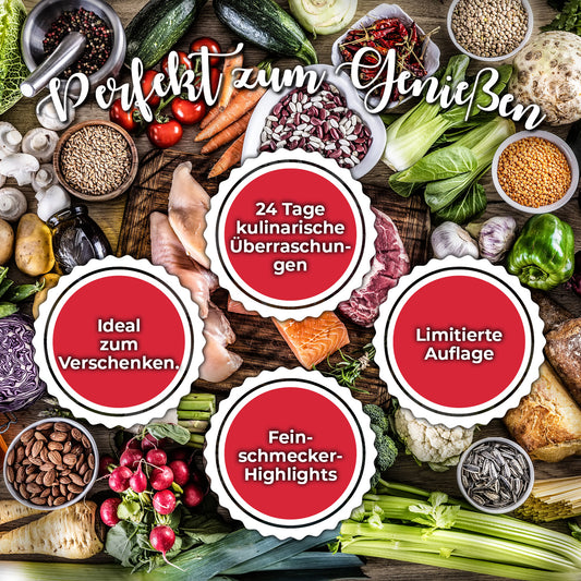 Food-Fitness Adventskalender 2025 - Protein Highlights