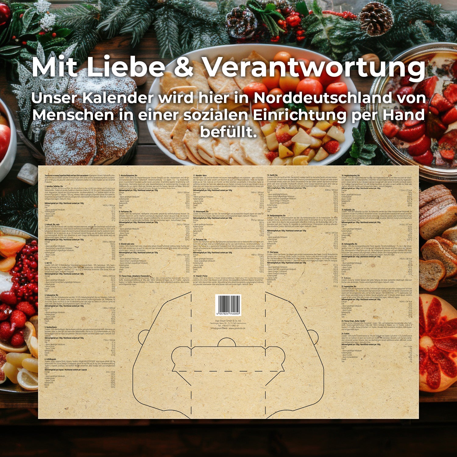 Food-Fitness Adventskalender 2025 - Protein Highlights