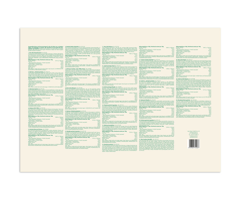 Nuss Adventskalender 2025 - süß salzig  & würzig