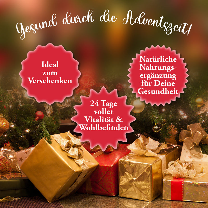 Nahrungsergänzungsmittel Adventskalender 2025 - für Sportler & Fitness
