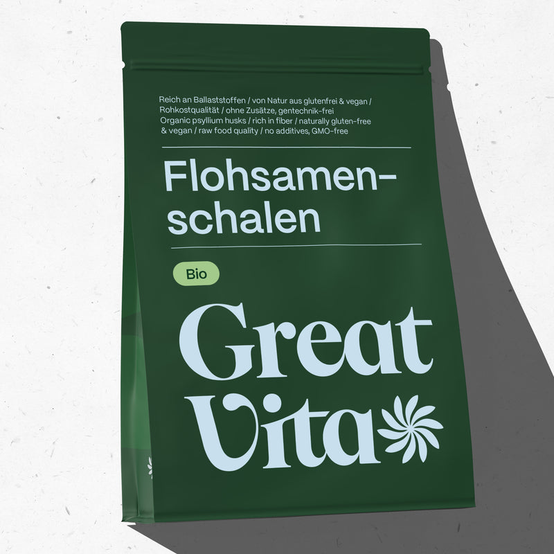Bio-Flohsamenschalen 500 g – ballaststoffreich