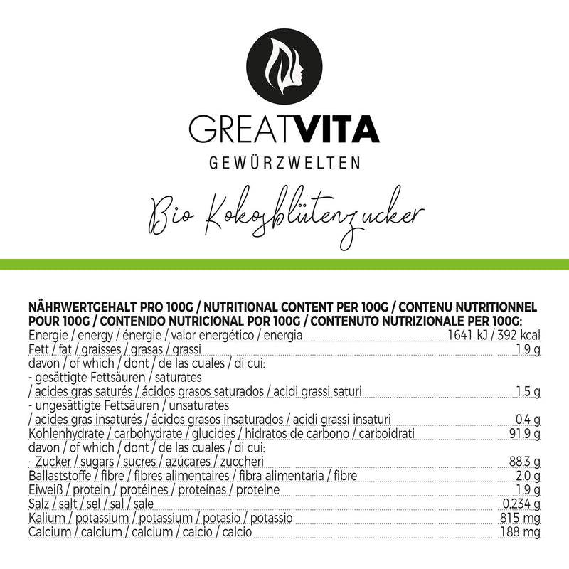 Bio Kokosblütenzucker 1000 g