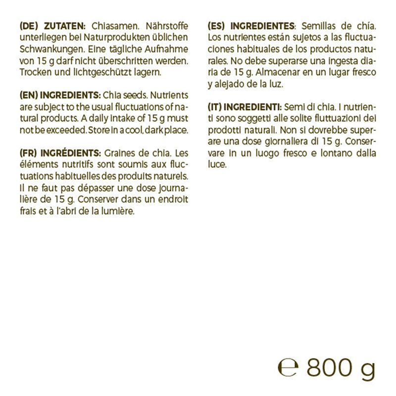 Chia-Samen – naturbelassen