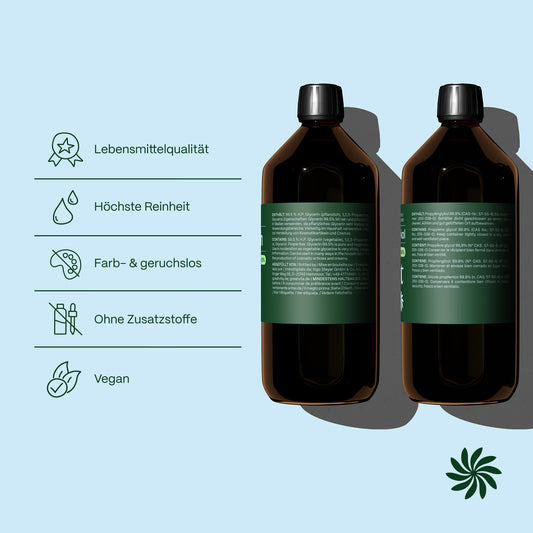 Glycerin + Propylenglykol · 1L+1L