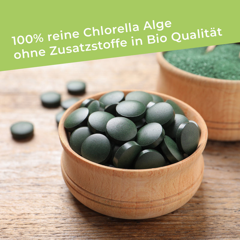 GreatVita Bio Chlorella Tabletten im Beutel informationen