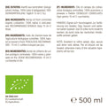 GreatVita Bio Hanfoel kaltgepresst und rein 500 ml rückseiten zutaten
