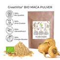 GreatVita Bio Maca Pulver 400g produktmerkmale