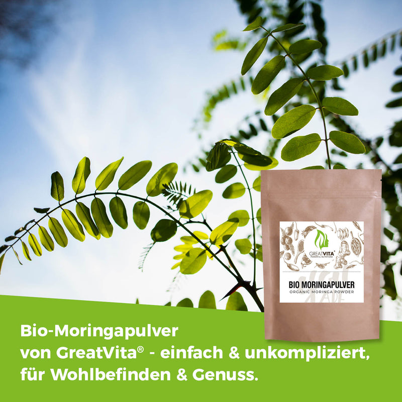 GreatVita Bio Moringa Pulver 400 g