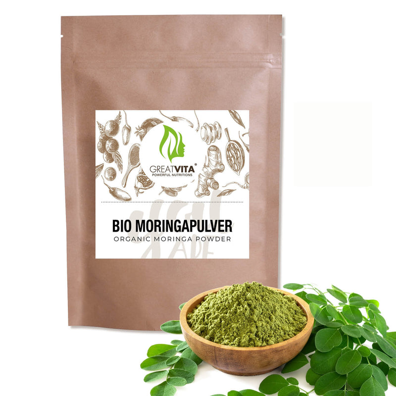 GreatVita Bio Moringa Pulver 400 g im Beutel