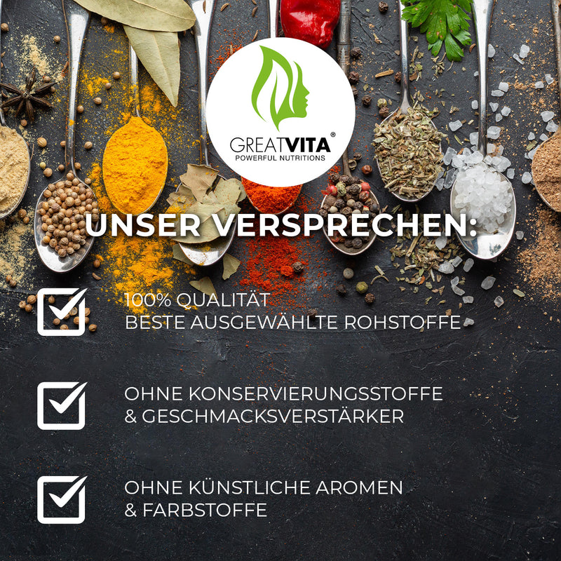 GreatVita Gewuerz Adventskalender 2025 Unser Versprechen