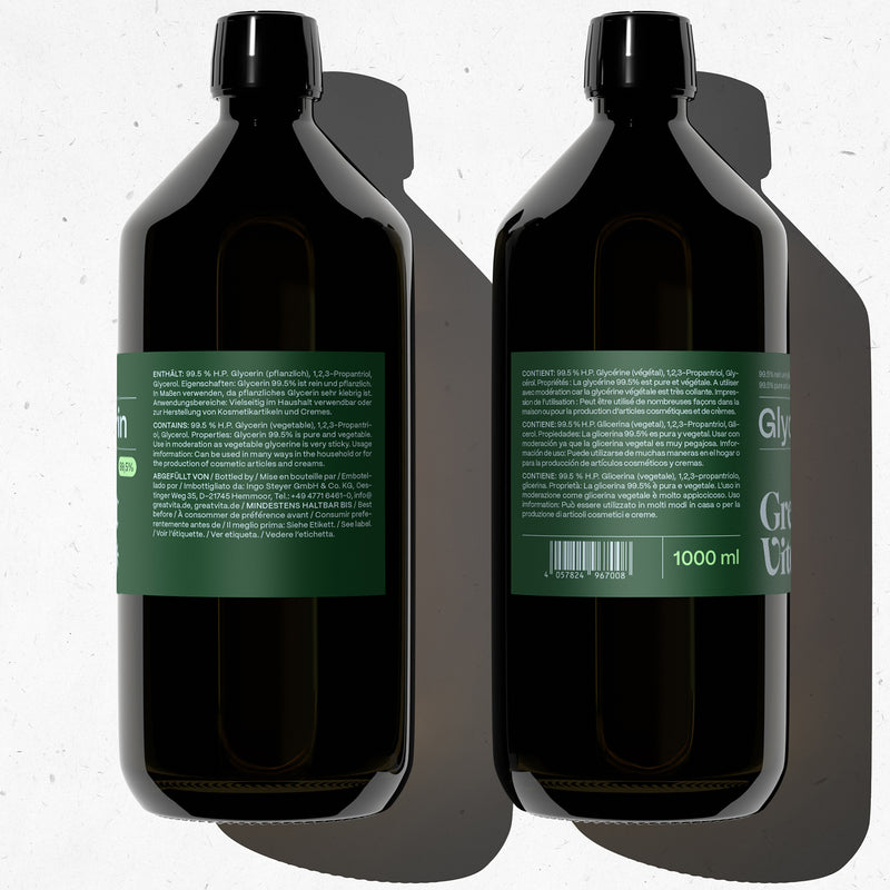 GreatVita Glycerin Inhaltsstoffe Etikett