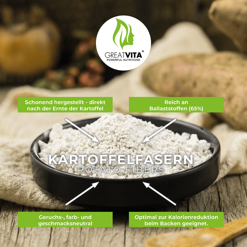 GreatVita Kartoffelfasern merkmale