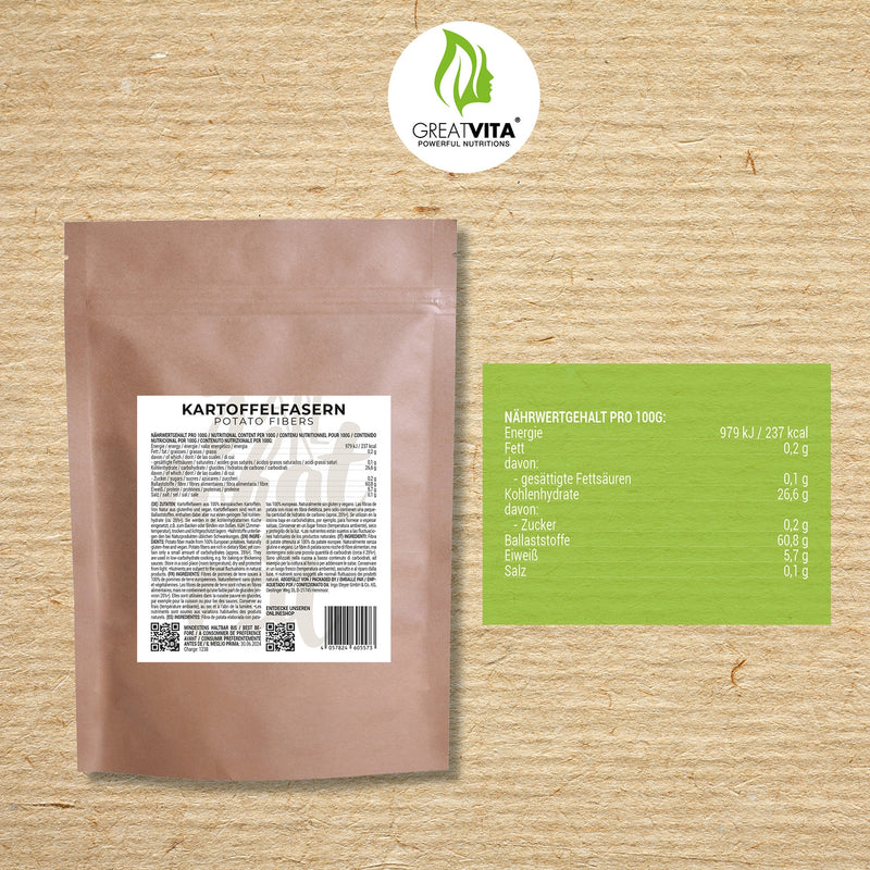 GreatVita Kartoffelfasern naehrwerte und zutaten